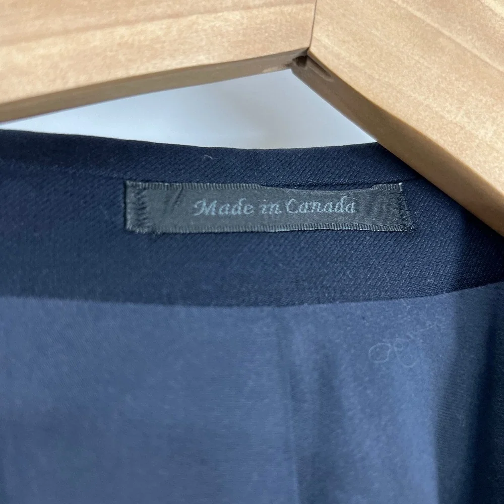 Lauren Ralph Lauren Mens 41R Navy Blue 100% Wool Blazer Sport Coat 2‎ Button